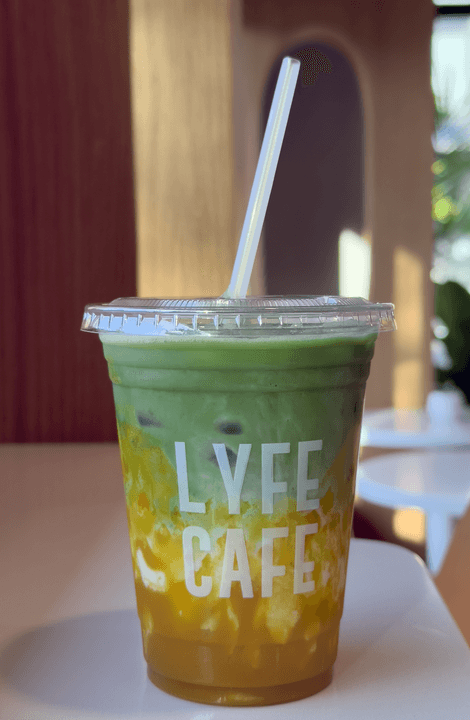 Iced Mango Matcha
